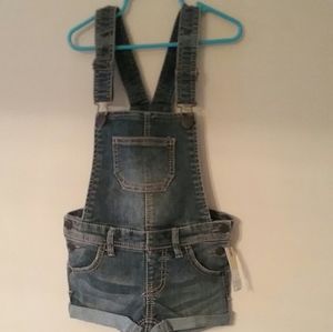 Girls Short Overalls